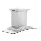 ZLINE 36 in. Wall Mount Range Hood 400 CFM Stainless Steel Bluetooth CrownSound Speakers (KNCRN-BT-36)