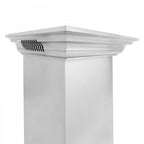 ZLINE 36 in. Wall Mount Range Hood Stainless Steel Built-In Bluetooth Speakers CrownSound® (697CRN-BT-36)