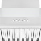 ZLINE 30 in. Wall Mount Range Hood – Alpine Series – Stainless Steel – 500 CFM Ducted Ventilation (ALP100WL-30)