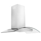 ZLINE 36 in. Wall Mount Range Hood Stainless Steel Ducted Vent 400 CFM Alpine Series (ALP70WL-36)