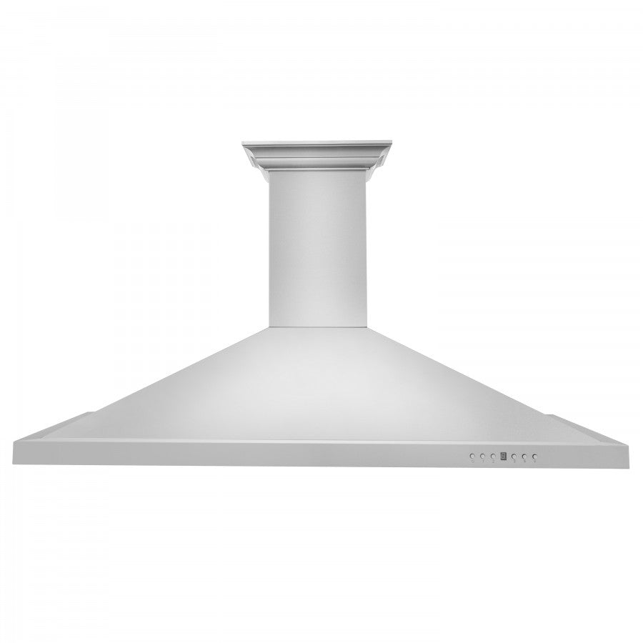 ZLINE 42 in. Wall Mount Range Hood Stainless Steel 400 CFM CrownSound Bluetooth Speakers (KBCRN-BT-42)
