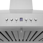 ZLINE 36 Inch Wall Mount Range Hood 400 CFM Convertible Vent Stainless Steel (KL3-36)