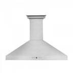 ZLINE 42 Inch Wall Mount Range Hood Stainless Steel with CrownSound Bluetooth Speakers (KL3CRN-BT-42)