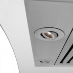 ZLINE 30 in Wall Mount Range Hood Stainless Steel CrownSound Bluetooth Speakers 400 CFM (KZCRN-BT-30)