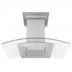 ZLINE 30 in Wall Mount Range Hood Stainless Steel CrownSound Bluetooth Speakers 400 CFM (KZCRN-BT-30)