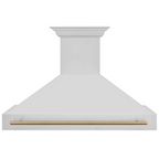 ZLINE Autograph Bronze Package - 48" Rangetop, 48" Range Hood, Dishwasher, Built-In Refrigerator, Microwave Oven, Wall Oven