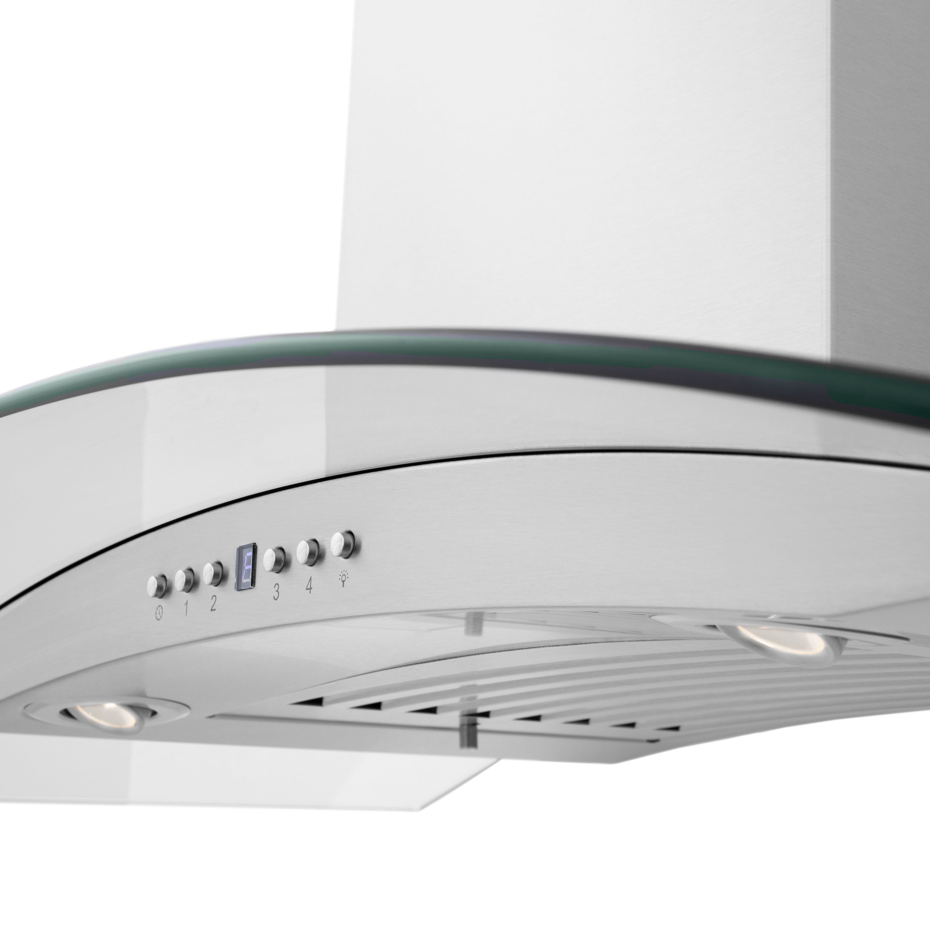 ZLINE 48 in. Wall Mount Range Hood with CrownSound® Bluetooth Speakers, Stainless Steel (773.99)