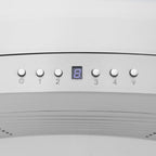 ZLINE 48 in. Wall Mount Range Hood with CrownSound® Bluetooth Speakers, Stainless Steel (773.99)