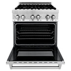 ZLINE 30-Inch Dual Fuel Range with Gas Cooktop, Electric Oven and Griddle, 4.0 cu. ft., Stainless Steel, (RA-GR-30)