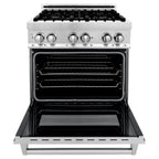ZLINE Appliance Package - 30 in. Dual Fuel Range, Range Hood, 3 Rack Dishwasher, Refrigerator, 4KPR-RARH30-DWV