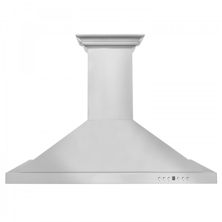 ZLINE 30 Inch Wall Mount Range Hood Stainless Steel Built-in Bluetooth Speakers 400 CFM (KBCRN-BT-30)