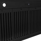 ZLINE 48 Inch Wall Mount Range Hood 400 CFM Convertible Black Stainless Steel (BSKB4X-48)