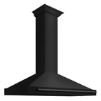 ZLINE 48 Inch Wall Mount Range Hood 400 CFM Convertible Black Stainless Steel (BSKB4X-48)