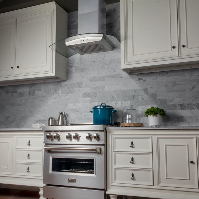 ZLINE 30" Wall Mount Range Hood Stainless Steel Indoor Kitchen Vent Hood KZ-30