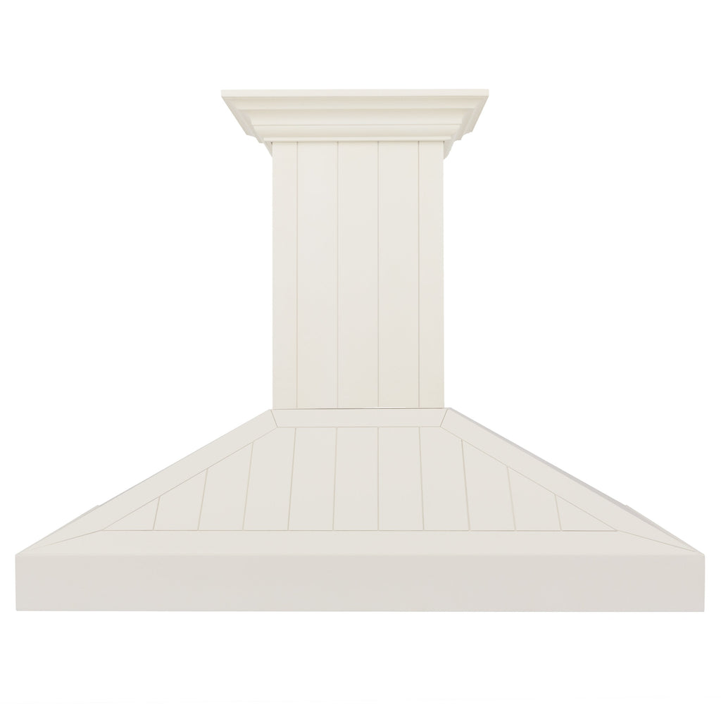ZLINE 30 in. Wall Mount Range Hood – Wooden Construction, Cottage White Finish (KPTT-30)