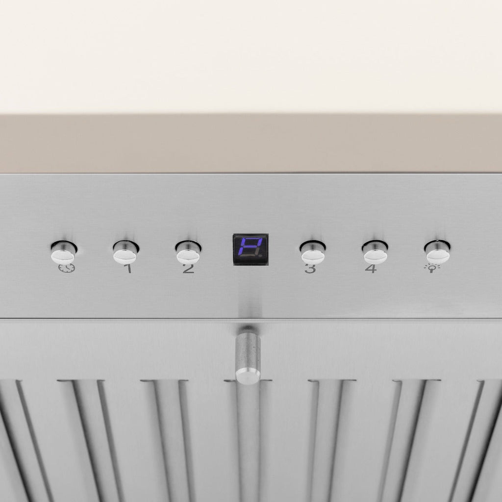 ZLINE 36 in. Wall Mount Range Hood, Wooden White Finish (KPTT-36)