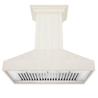 ZLINE 36 in. Wall Mount Range Hood, Wooden White Finish (KPTT-36)