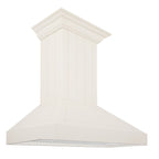 ZLINE 36 in. Wall Mount Range Hood, Wooden White Finish (KPTT-36)