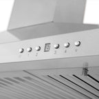 ZLINE Appliance Package - 48" Rangetop With 7 Gas Burners, Range Hood in Satin Stainless Steel, 2KP-RTSRH48