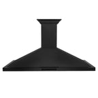 ZLINE 36 in. Wall Mount Range Hood Black Stainless Steel Bluetooth CrownSound Built-In Speakers (BSKBNCRN-BT-36)