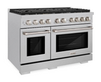ZLINE 48 in. Paramount Double Oven Gas Range with 8 Burners, 6.7 cu. ft., Satin Stainless Steel (SGRS-48)