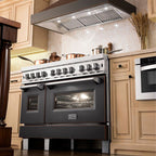 ZLINE 48 in. Wall Mount Range Hood – Hand-Hammered Copper Finish, 4-Speed Ventilation (655-HBXXX-48)
