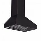 ZLINE 36 in. Wall Mount Range Hood, Oil-Rubbed Bronze Finish, 24 in. Depth (8667B-36)
