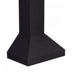 ZLINE 36 in. Wall Mount Range Hood, Oil-Rubbed Bronze Finish, 24 in. Depth (8667B-36)