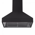 ZLINE 30 in Wall Mount Range Hood 24 in Depth Oil-Rubbed Bronze Finish (8667B-30)