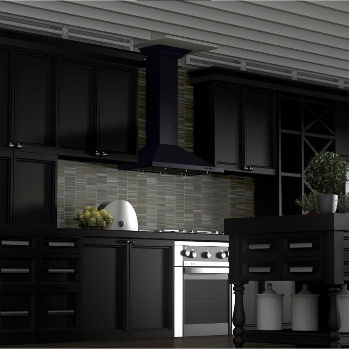 ZLINE 42 in. Wall Mount Range Hood Oil-Rubbed Bronze Finish 8KBB-42