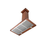 ZLINE 30 Inch Wall Mount Range Hood Copper Finish 400 CFM Convertible Ventilation (8KBC-30)