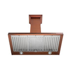 ZLINE 42 in Wall Mount Range Hood Copper Finish 700 CFM (8KBC-42)