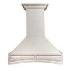 ZLINE 30 in. Wooden Wall Mount Range Hood Cottage White 400 CFM Designer Series (321TT-30)