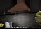 ZLINE 30 in Wall Mount Range Hood Wooden Walnut Finish Designer Kitchen Vent Hood (KBRR-30)