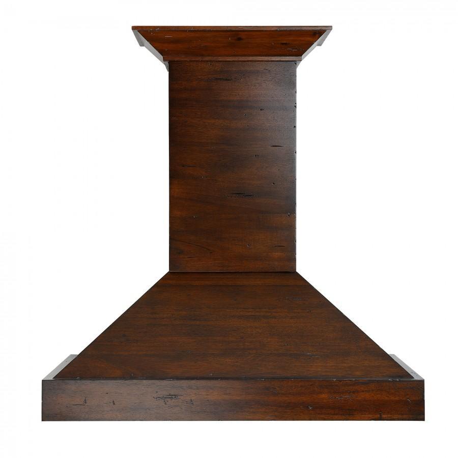 ZLINE 48 in. Wall Mount Range Hood Wooden Walnut Designer Series (KBRR-48)