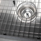 ZLINE 27" Garmisch Undermount Single Bowl Satin Stainless Steel Kitchen Sink with Bottom Grid and Accessories, SLS-27S