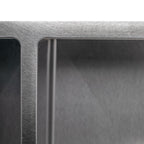 ZLINE 36" Anton Undermount Double Bowl Satin Stainless Steel Kitchen Sink with Bottom Grid, SR50D-36S