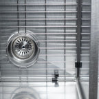ZLINE 36" Chamonix Undermount Double Bowl Satin Stainless Steel Kitchen Sink with Bottom Grid, SR60D-36S