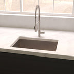 ZLINE 27" Meribel Undermount Single Bowl Satin Stainless Steel Kitchen Sink with Bottom Grid, SRS-27S