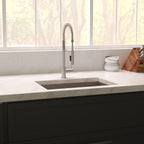 ZLINE 33" Meribel Undermount Single Bowl Satin Stainless Steel Kitchen Sink with Bottom Grid, SRS-33S