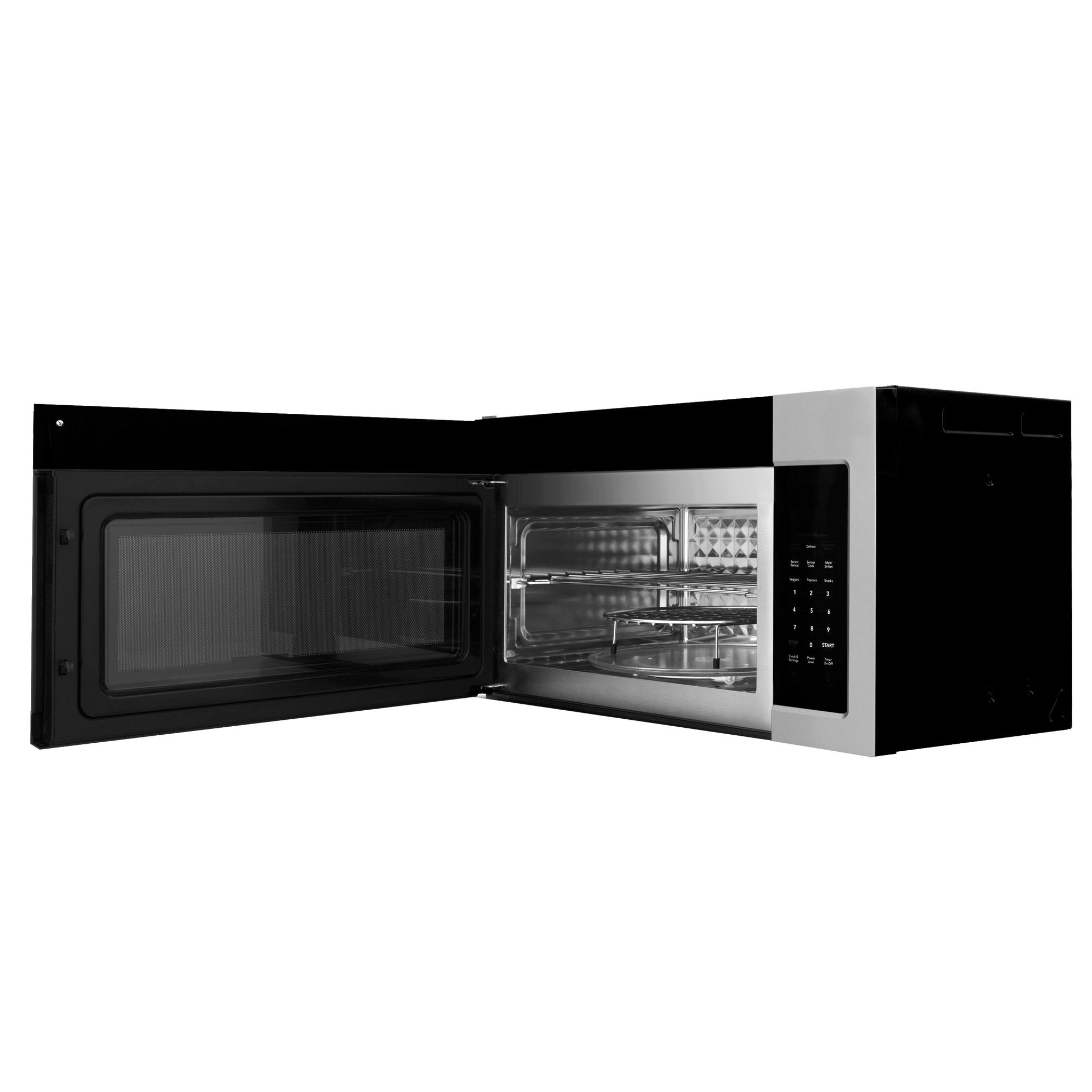 ZLINE 30" 1.5 cu. ft. Over The Range Microwave Oven in Stainless Steel with Set of 2 Charcoal Filters, MWO-OTRCFH-30