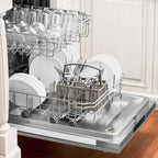 ZLINE 18 in. Top Control Dishwasher in Satin Stainless Steel with Stainless Steel Tub, DW-SN-18