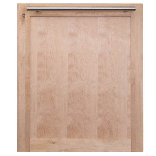 ZLINE 24 in. Top Control Dishwasher In Unfinished Wood With Stainless Steel Tub, DW-UF-24