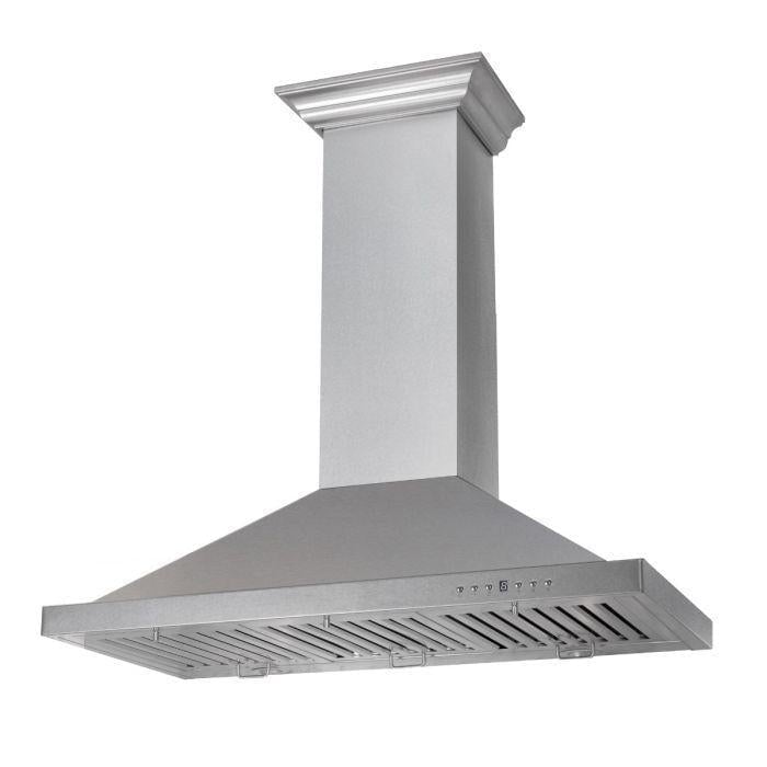 ZLINE Appliance Package - 30" Professional Double Wall Oven, 36" Rangetop, Range Hood In Satin Stainless Steel, 3KP-RTSRH36-AWD