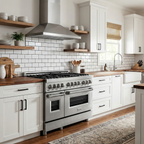 ZLINE 48-Inch Professional Gas Range with Electric Oven, Stainless Steel, Brass Burners (RA-BR-48)