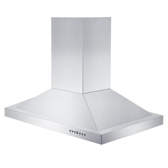 ZLINE 42 in. Island Range Hood Remote Dual Blower Stainless Steel 700 CFM (GL2i-RD-42)