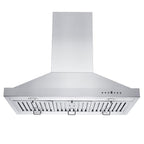 ZLINE 48 Inch Island Range Hood 700 CFM Remote Dual Blower Stainless Steel (GL2i-RD-48)