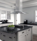 ZLINE 36" Island Range Hood Stainless Steel 4-Speed 400 CFM (GL5i-36)