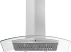 ZLINE 30 Inch Island Range Hood Stainless Steel 400 CFM (GL5i-30)