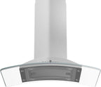 ZLINE 36-Inch Island Range Hood Stainless Steel 4-Speed 400 CFM (GL9i-36)